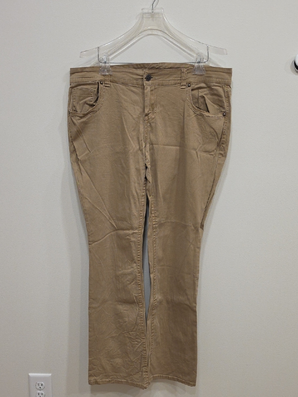 Maurices Tan Boot Cut Pants